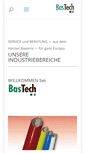 Mobile Screenshot of bastech.de