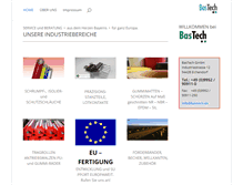 Tablet Screenshot of bastech.de